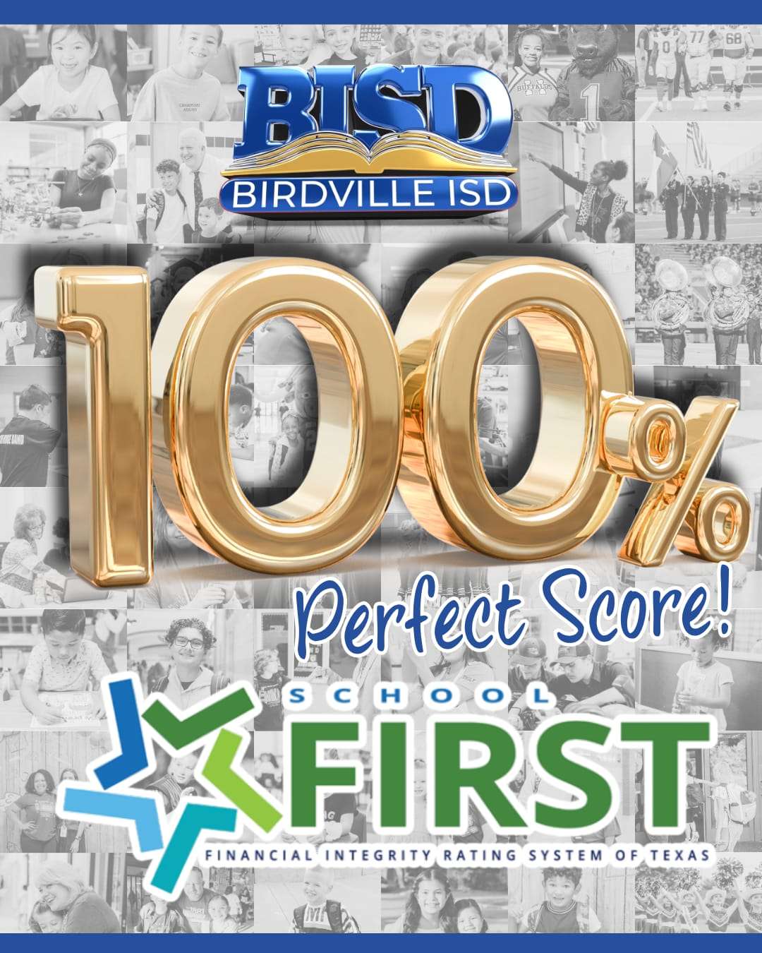Birdville ISD Earns Perfect Score in State Financial Rating