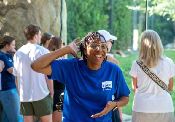 TCC interpreters expand access during Deaf Day at Fort Worth Zoo