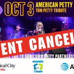 NRH Autumn Sounds Concert Featuring American Petty Canceled