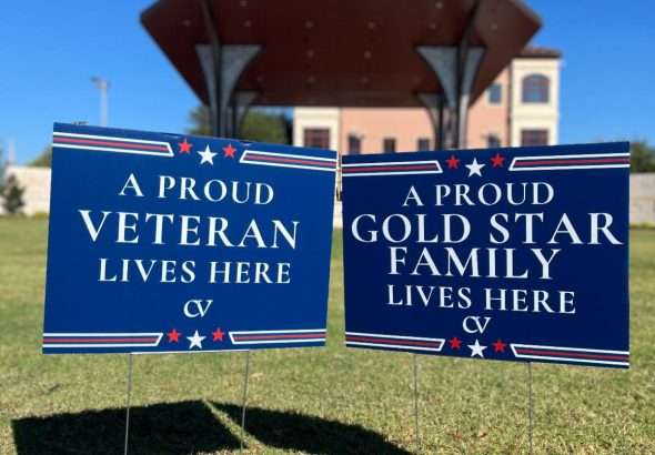 Colleyville Offers Free Lawn Signs to Honor Veterans