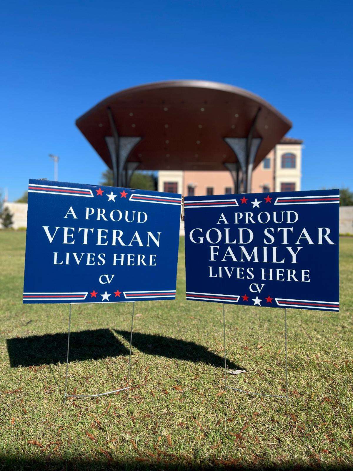 Colleyville Offers Free Lawn Signs to Honor Veterans