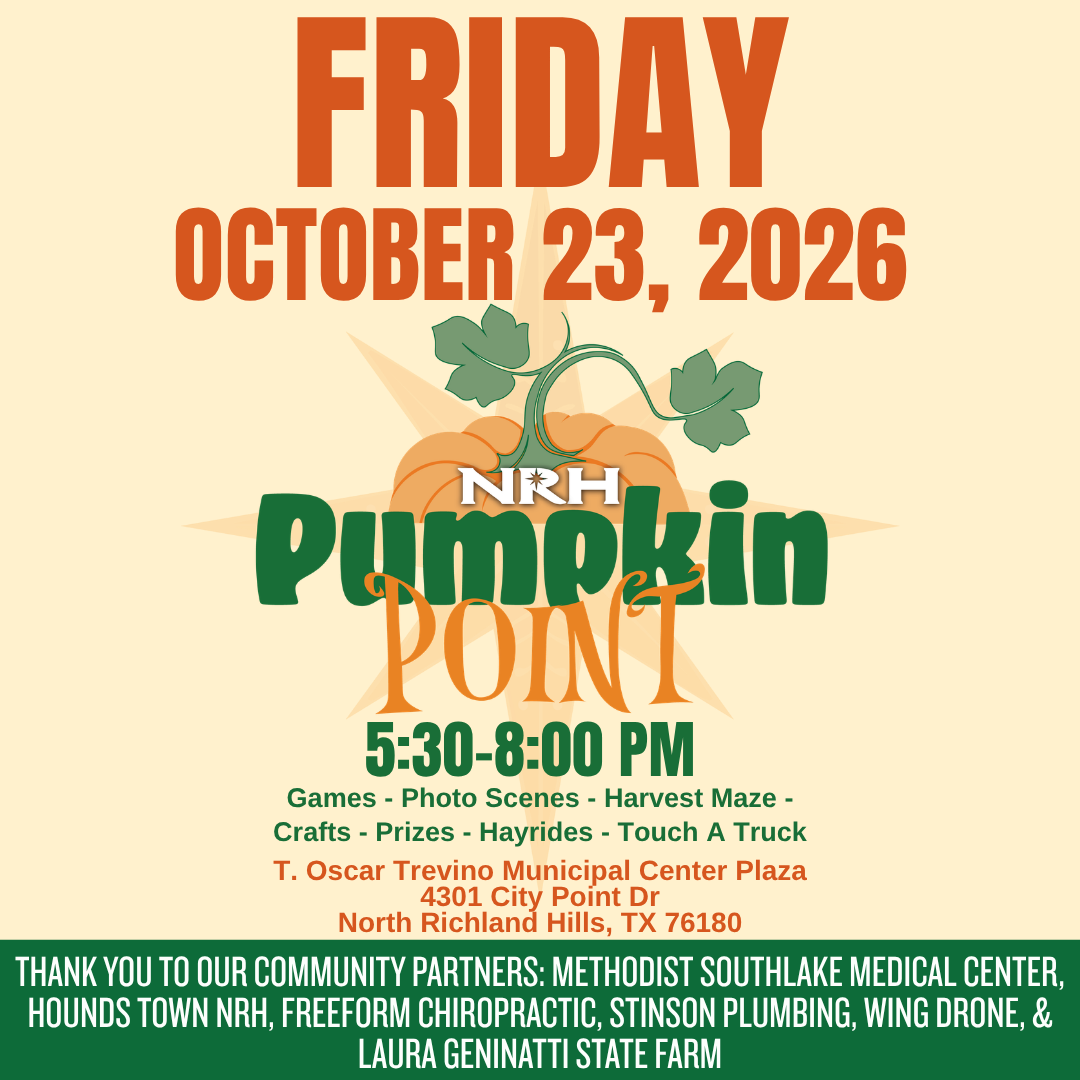 NRH Pumpkin Point Fall Festival Set for Oct. 23
