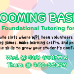 Watauga Library to Offer Blooming Basics Tutoring for K-5 Students