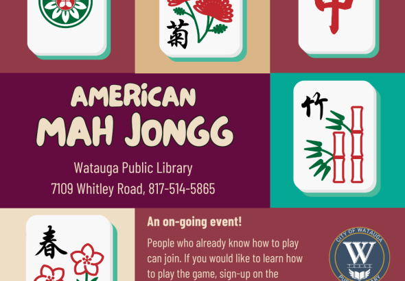 American Mah Jongg Free Play Set for Oct. 22 at Watauga Library