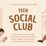 Watauga Library Schedules Teen Social Club Halloween Special