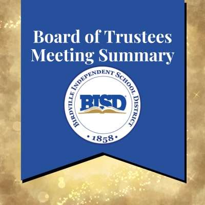 Birdville ISD Shares October 22 Board Meeting Summary