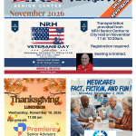 NRH Senior Center Shares November 2026 Activities and Programs