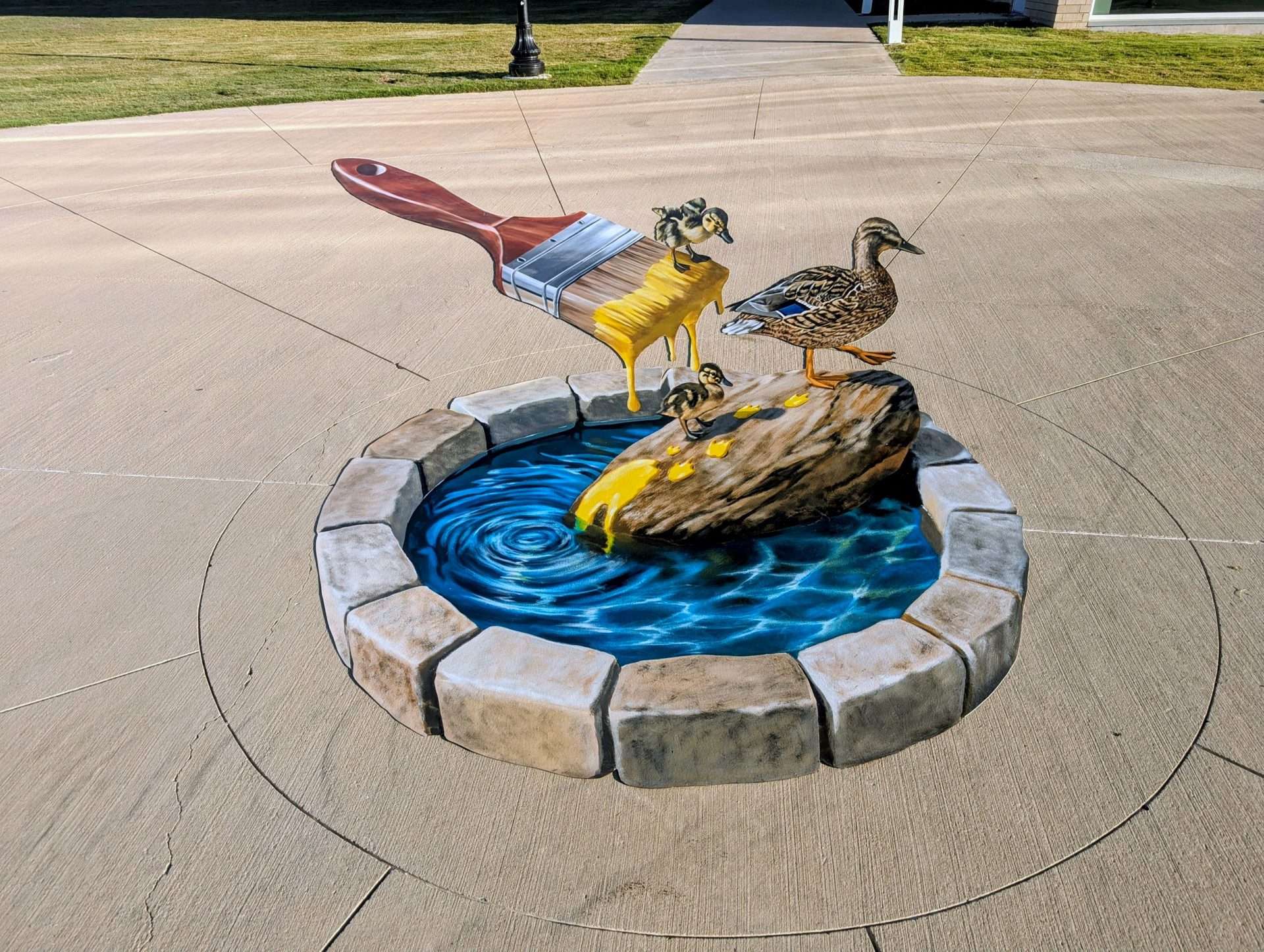 Anamorphic Art Installation on Display at Generations Park Through Oct. 25