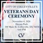 Colleyville Plans Veterans Day Ceremony at Heroes Park